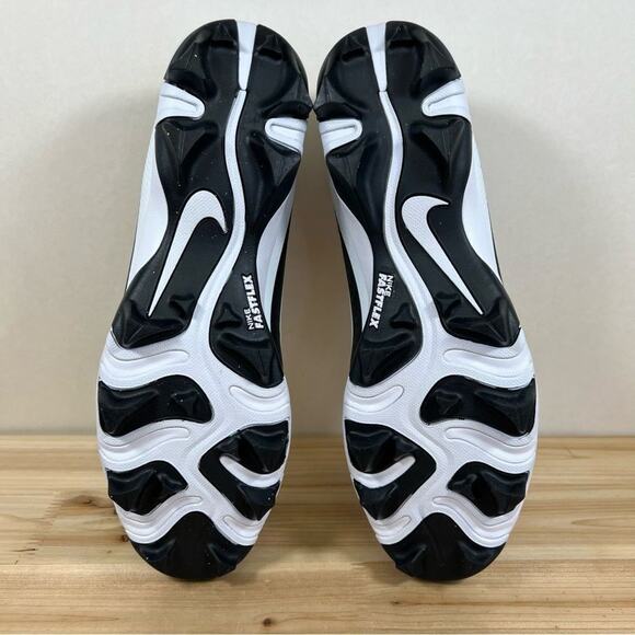 Nike Vapor Edge Shark 2 Football cleats Mens 12 Black white NEW with box main image 6
